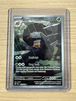 Pokemon TCG Crustle Holo Illustration Rare Card 183/182 Sv04: Paradox Rift - NM - Image 4