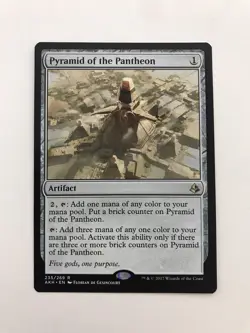 Pyramid of the Pantheon MTG Magic the Gathering Card NM Near Mint AKH - Image 1