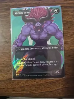 Magic The Gathering Vincent Valentine (Borderless) Final Fantasy Surge Foil - Image 2