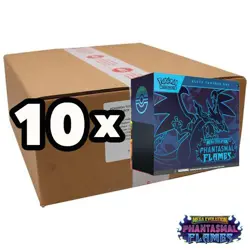 Pokemon TCG: Phantasmal Flames Elite Trainer Box ETB - 10x Sealed Case Brand New - Image 1