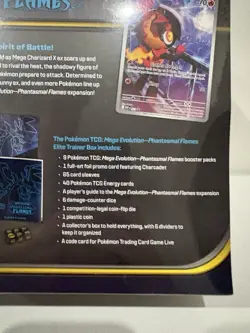 Pokemon TCG Phantasmal Flames Elite Trainer Box ETB - BRAND NEW - SEALED - Image 4