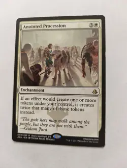 Amonkhet Magic The Gathering MTG Anointed Procession LP/MP - Image 1