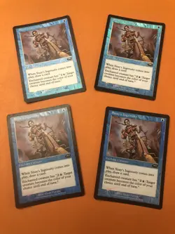 MTG - 4 Copies Of Sisay's Ingenuity - FOIL - Planeshift - NM With Play Wear - Image 1