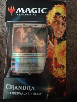 Magic: The Gathering Chandra, Flame’s Catalyst Planeswalker Deck | Core Set 2021 - Image 1