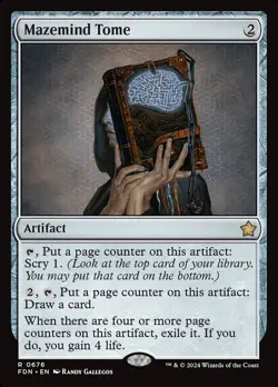 MTG Mazemind Tome ** Foundations ** English (NM) - Image 1