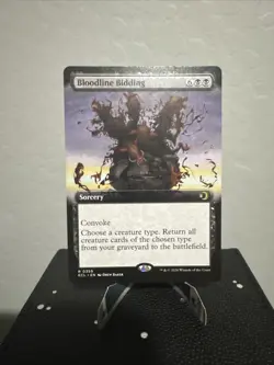 Bloodline Bidding (Extended Art) Lorwyn Eclipsed Regular - Image 1