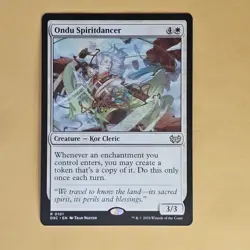 Magic MTG-Ondu Spiritdancer Duskmourn House of Horror DSC R 101 - Image 1
