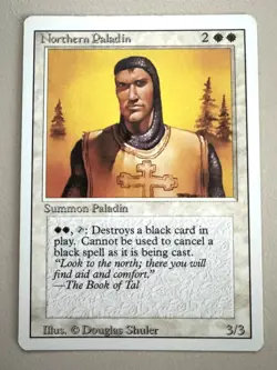 Northern Paladin - MTG - REVISED (3rd) - ENGLISCH - ©1994 NM rare - Image 1