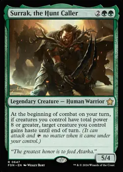 MTG Surrak, the Hunt Caller ** Foundations ** English (NM) - Image 1