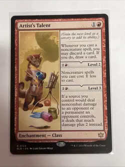 MTG Artist's Talent Bloomburrow Magic # 0124 Rare - Image 1