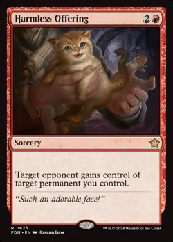 MTG Harmless Offering ** Foundations ** English (NM) - Image 1