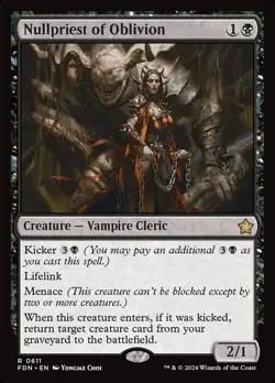 MTG Nullpriest of Oblivion ** Foundations ** English (NM) - Image 1
