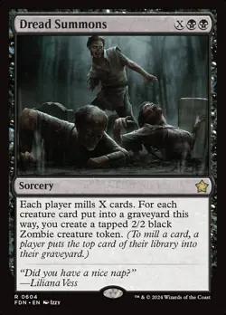 MTG Dread Summons ** Foundations ** English (NM) - Image 1
