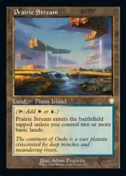 [4x] Prairie Stream Near Mint, English The Brothers' War Commander MTG Magic - Image 1