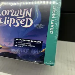 Magic The Gathering Lorwyn Eclipsed Draft Night Box Factory Sealed *Torn Plastic - Image 2