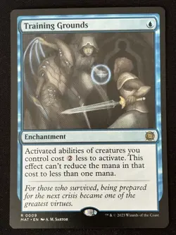 1x MTG Training Grounds - March of the Machine: The Aftermath (MAT) #9 - Magic - Image 1