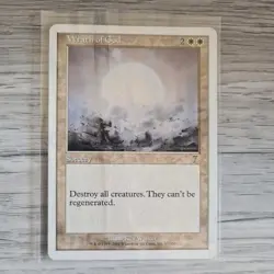 MTG Magic the gathering Wrath Of God NM Seventh edition - Image 3