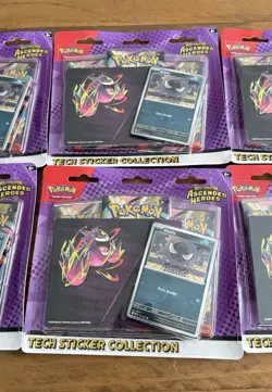 Pokemon TCG Ascended Heroes Tech Sticker Collection Gastly X 6 - 18 Packs - Image 4