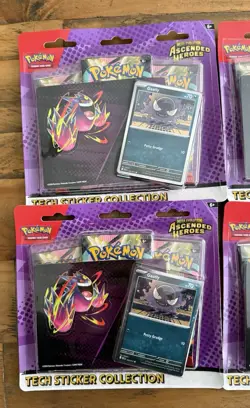 Pokemon TCG Ascended Heroes Tech Sticker Collection Gastly X 6 - 18 Packs - Image 5