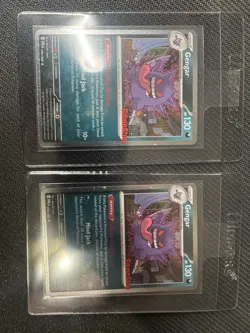 2- Gengar GameStop Stamped Promo Pokemon Card Holo Foil NM Mint Condition - Image 1