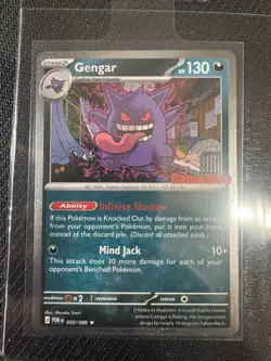 2- Gengar GameStop Stamped Promo Pokemon Card Holo Foil NM Mint Condition - Image 5