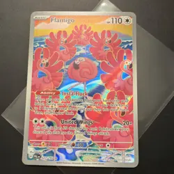 Pokemon Paldea Evolved Flamingo Illustration Rare Holo Card 227/193 TCG - Image 1
