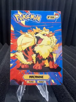 Arcanine #59 - Card Tops Pokedex Database 2024 - Pokemon Card NM - Image 1