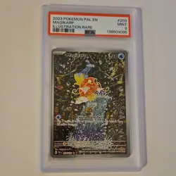 Pokemon TCG Magikarp Illustration Rare PSA 9 Sv02: Paldea Evolved Holo 203/193 - Image 1