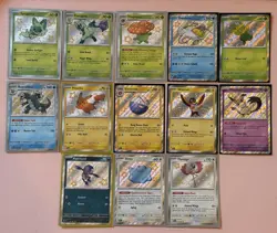 Pokemon Paldean Fates Lot Of 13 Shiny Rare Cards Pikachu Included - Image 1