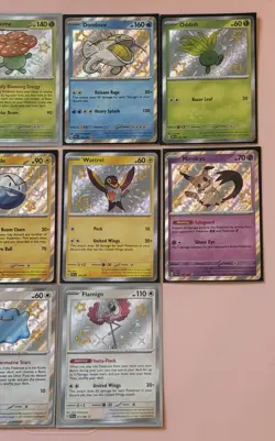 Pokemon Paldean Fates Lot Of 13 Shiny Rare Cards Pikachu Included - Image 3