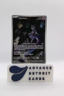 Mewtwo 052 Promo SV151 Black Star Holo Pokemon Card NM/M - Image 1