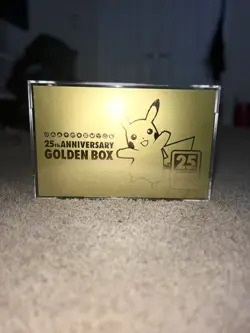 Pokemon 25th Anniversary Golden Box Japanese Factory sealed!!! w/acrylic case - Image 1