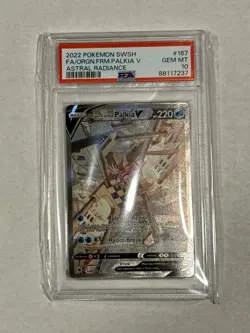 PSA10 Pokemon Astral Radiance Origin Forme Palkia V 167 - Image 1