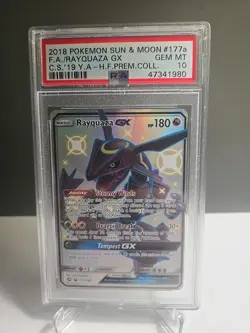 2018 Pokemon Celestial Storm Rayquaza Gx #177a GEM MT PSA 10 H.F.Prem.Coll. - Image 1