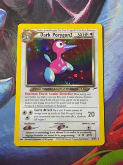 Dark Porygon2 8/105 2002 Pokemon Neo Destiny Holo Swirl Rare Near Mint - Image 1