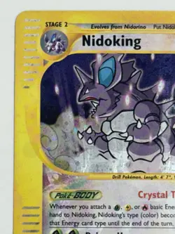 Pokemon TCG Nidoking Crystal 150/147 Aquapolis Holo E-Reader - Image 2