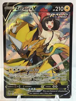 Zeraora V TG16 - Silver Tempest Trainer Gallery Ultra Rare - Pokemon Card - Image 1