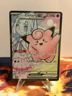 Pokemon TCG Lillie's Clefairy ex 173/159 Sv09: Journey Together - Image 2