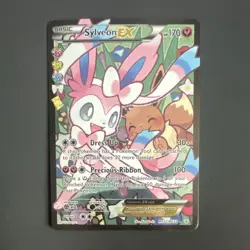 Pokemon Sylveon EX Ultra Rare Full Art Holo Generations RC32/32 170HP Basic Card - Image 1