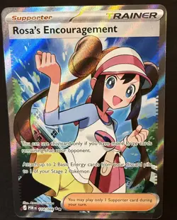 Pokemon Perfect Order Rosa's Encouragement 114/88 Secret Rare Full Art TCG - Image 1
