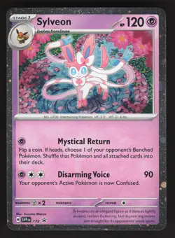 Sylveon 172 Cosmos Holo Pokemon TCG SV: Scarlet & Violet Promo NM - Image 1