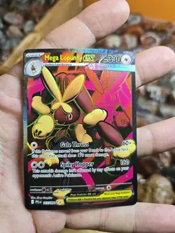 Pokemon TCG Phantasmal Flames Mega Lopunny Ultra Rare Holo 115/094 - Image 1