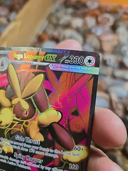 Pokemon TCG Phantasmal Flames Mega Lopunny Ultra Rare Holo 115/094 - Image 3