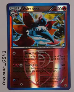 Volcarona Team Plasma Reverse Holo 13/101 B&W Plasma Blast - Pokemon TCG - Image 1