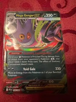 Mega Gengar ex Phantasmal Flames Holo Pokemon TCG 056/094 Ultra Rare - Image 1