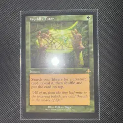 Worldly Tutor Dominaria Remastered Retro Frame NM Magic the Gathering Rare TCG - Image 1