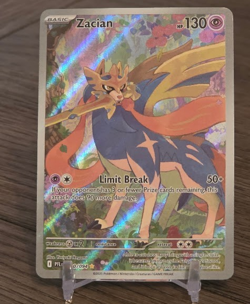 Zacian 100/094 Illustration Rare - Pokemon ME02: Phantasmal Flames NM - Image 1