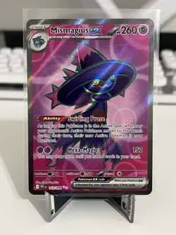 Pokemon Mismagius EX 112/094 Ultra Rare Phantasmal Flames Full Art Near Mint - Image 1