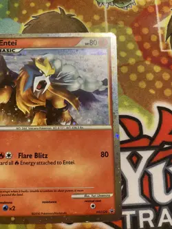 Pokemon TCG Entei (HGSS Promo 20) Fall 2010 Collector's Tins HGSS20 Regular... - Image 4
