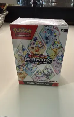 Pokemon Prismatic Evolutions Booster Bundle Box 6 Packs Eevee Glaceon Umbreon - Image 1